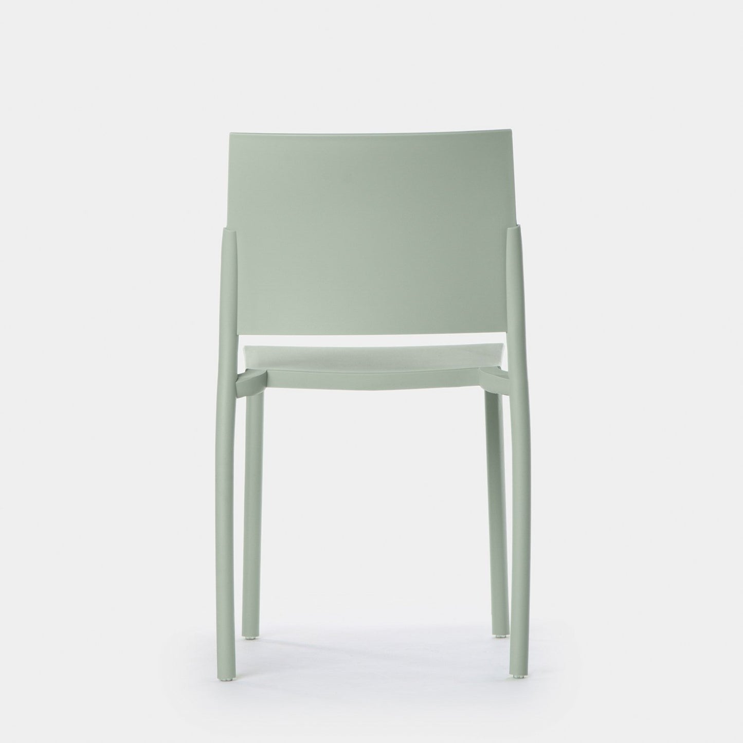 Silla de comedor en polipropileno verde Jeven -  Klast