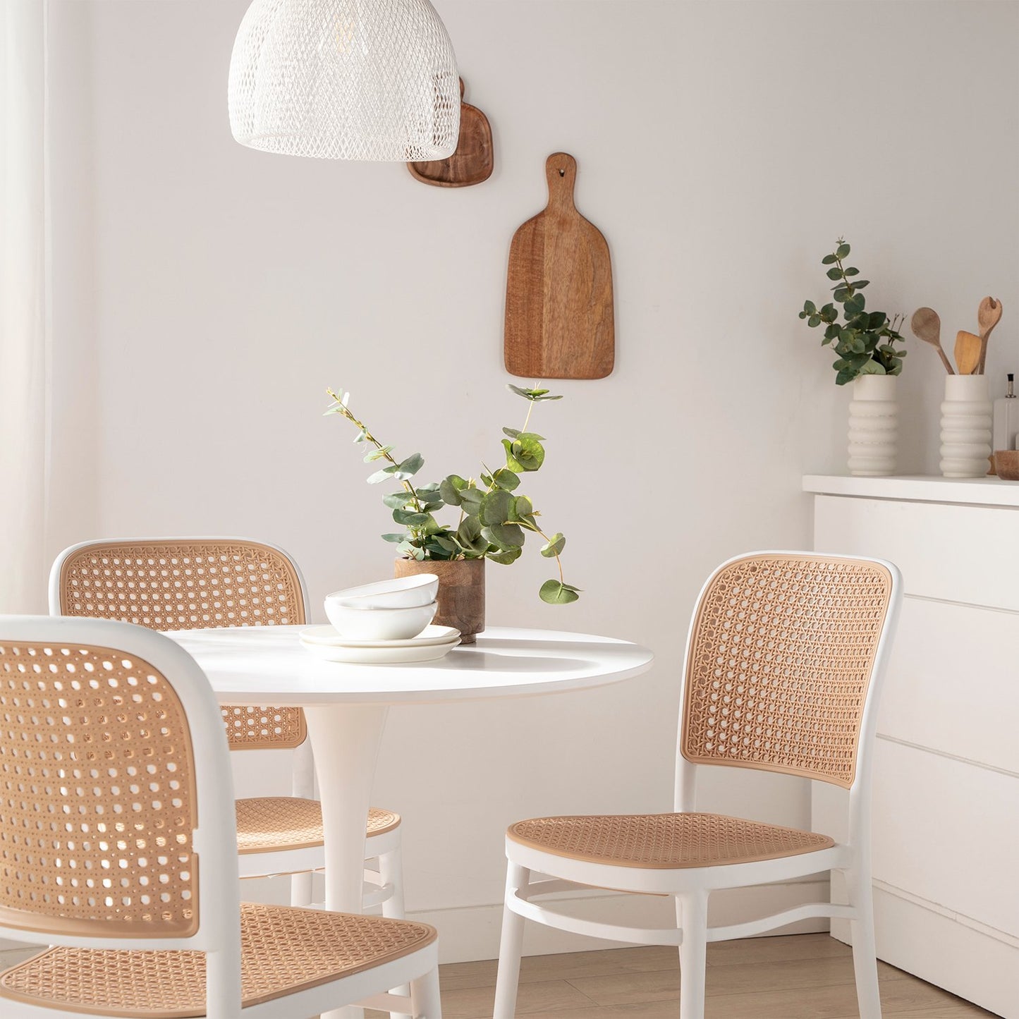 Silla de comedor enpol ipropileno blanca Bilma -  Klast