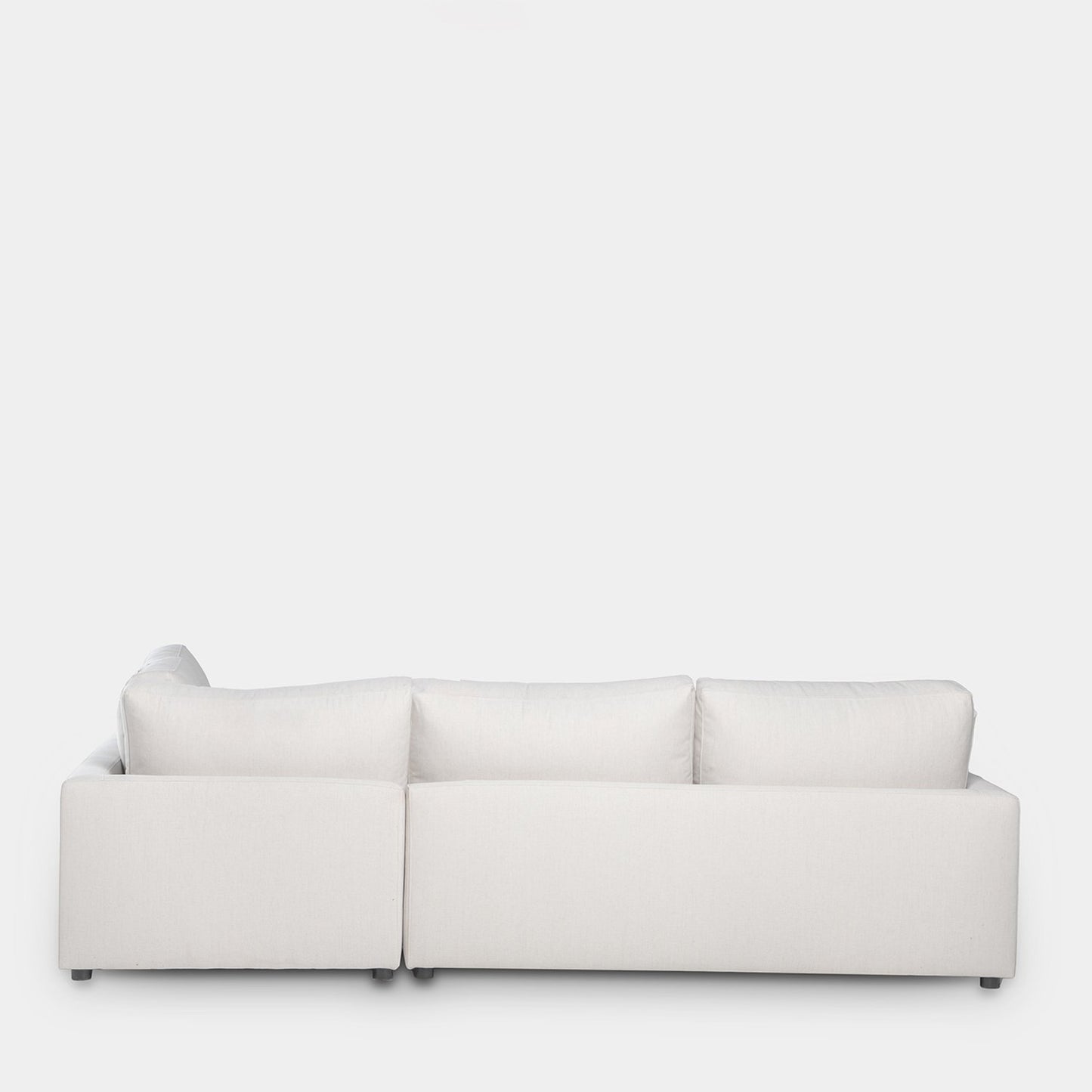 Sofá chaise longue derecha de 3 plazas beige Varyag -  Klast