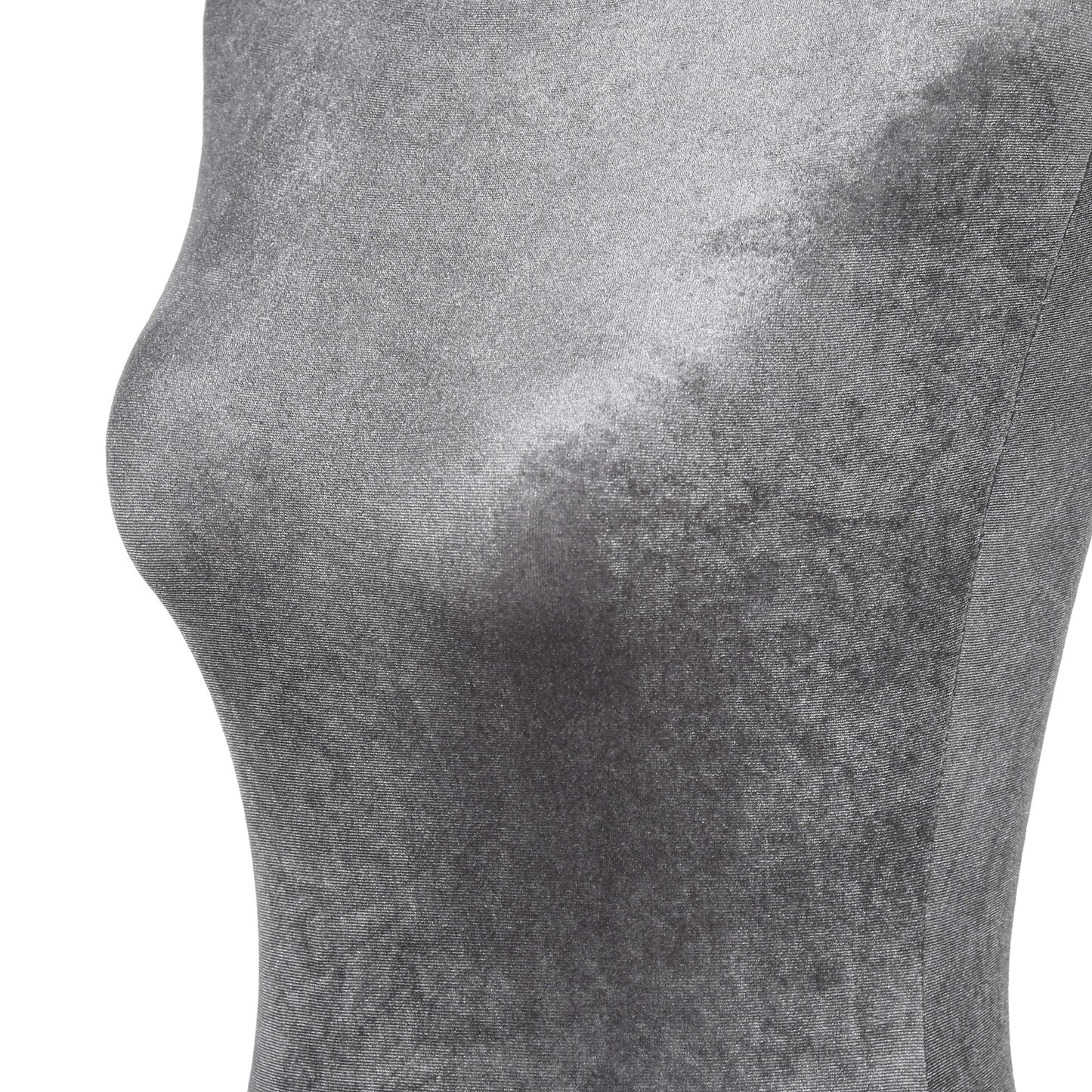 HOMCOM Maniquí de Costura Femenino Maniquí de Costura Ajustable a 130-168 cm con Trípode de Madera para Fotografía de Moda Exposición de Prendas Gris