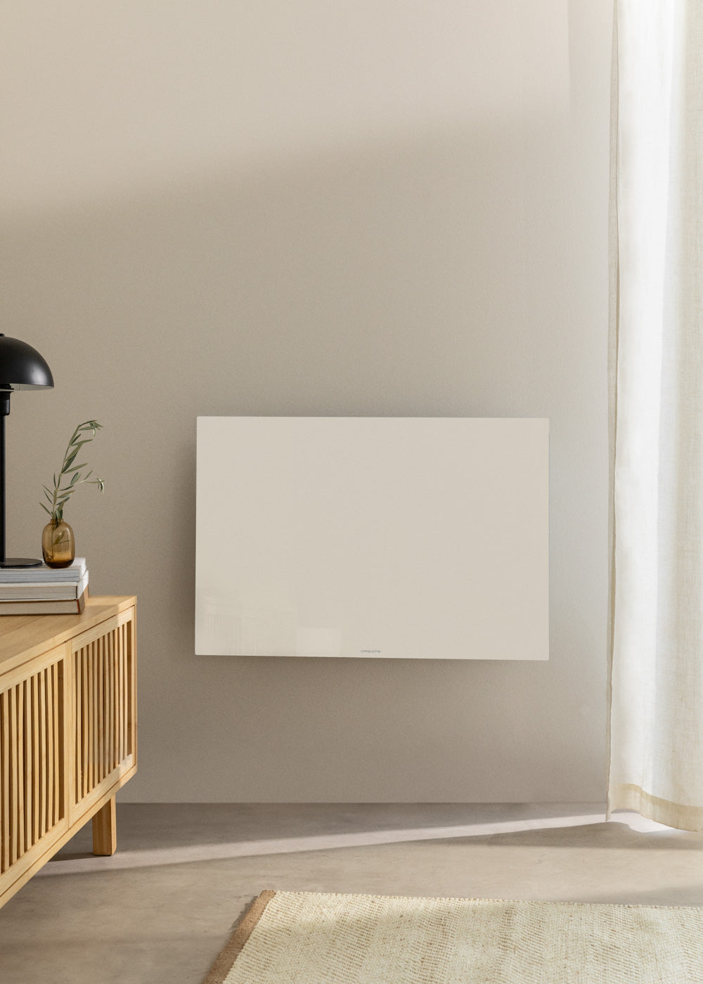 WARM MINIMAL IR - Calefactor infrarrojo de pared con WiFi