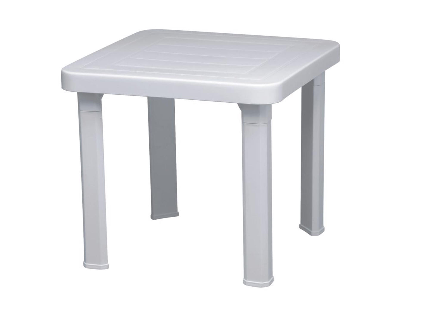 Garbar andorra mesa auxiliar exterior 47x47 blanco