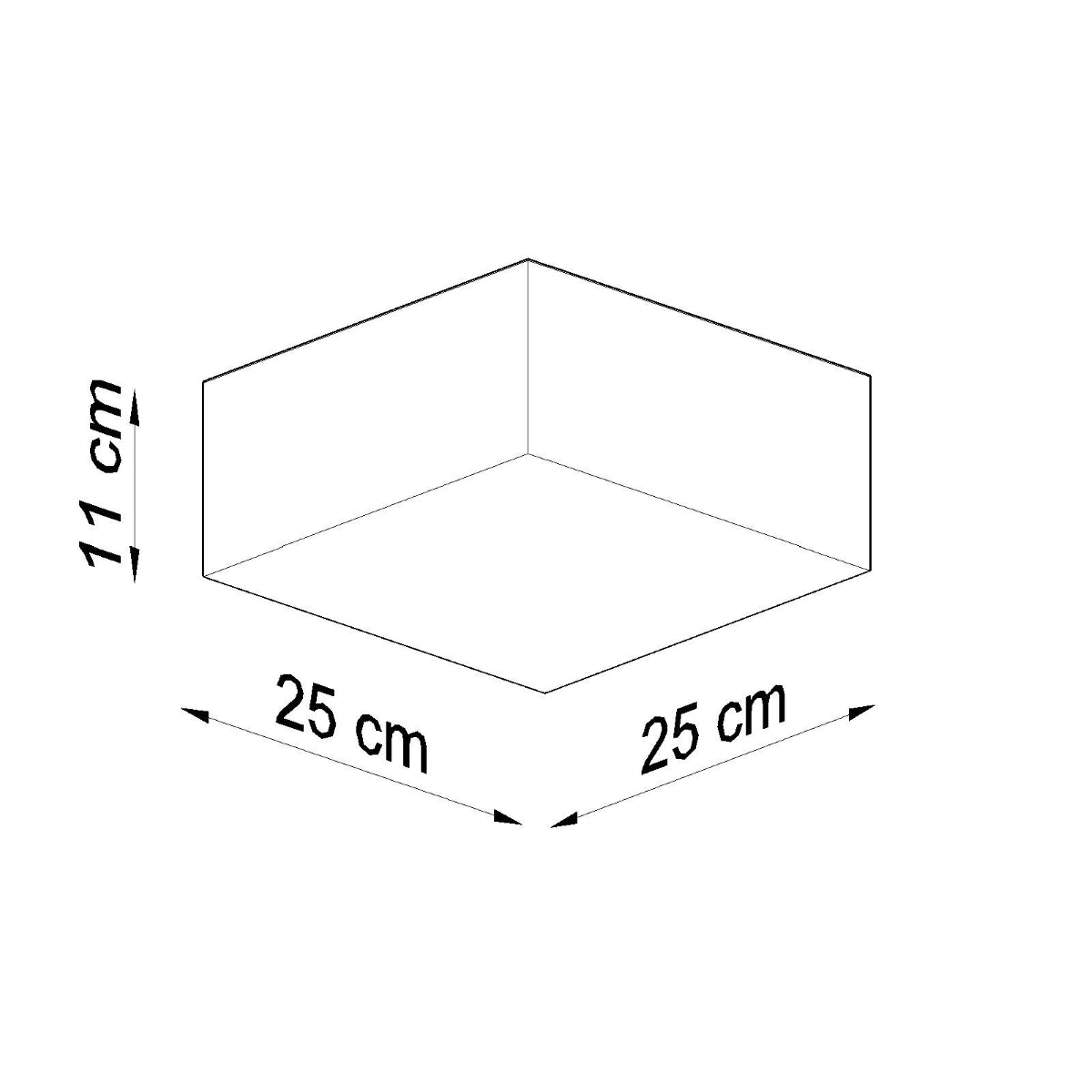 Lámpara de techo HORUS blanca - Sollux