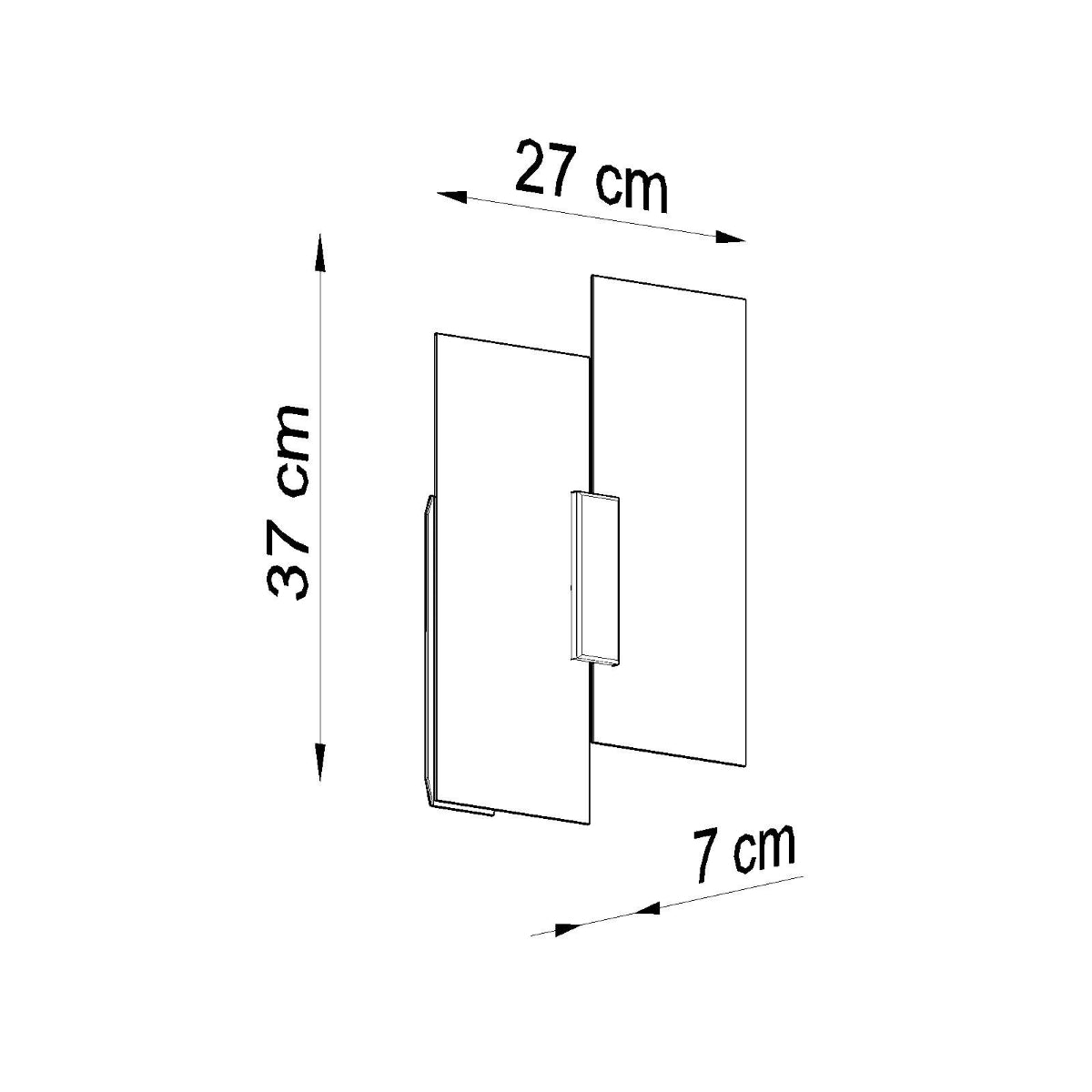 Lámpara de pared FABIANO - Sollux