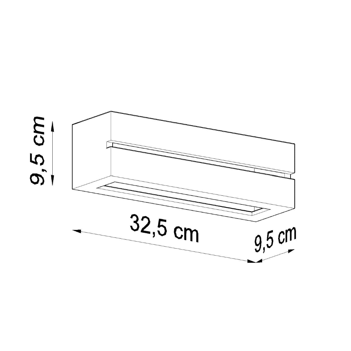 Aplique de cerámica VEGA LINE - Sollux