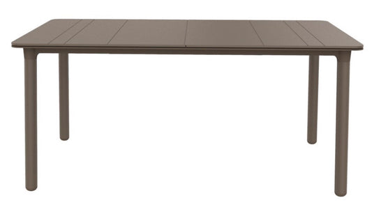 Garbar noa mesa rectangular interior, exterior 160x90 pie chocolate - tablero chocolate