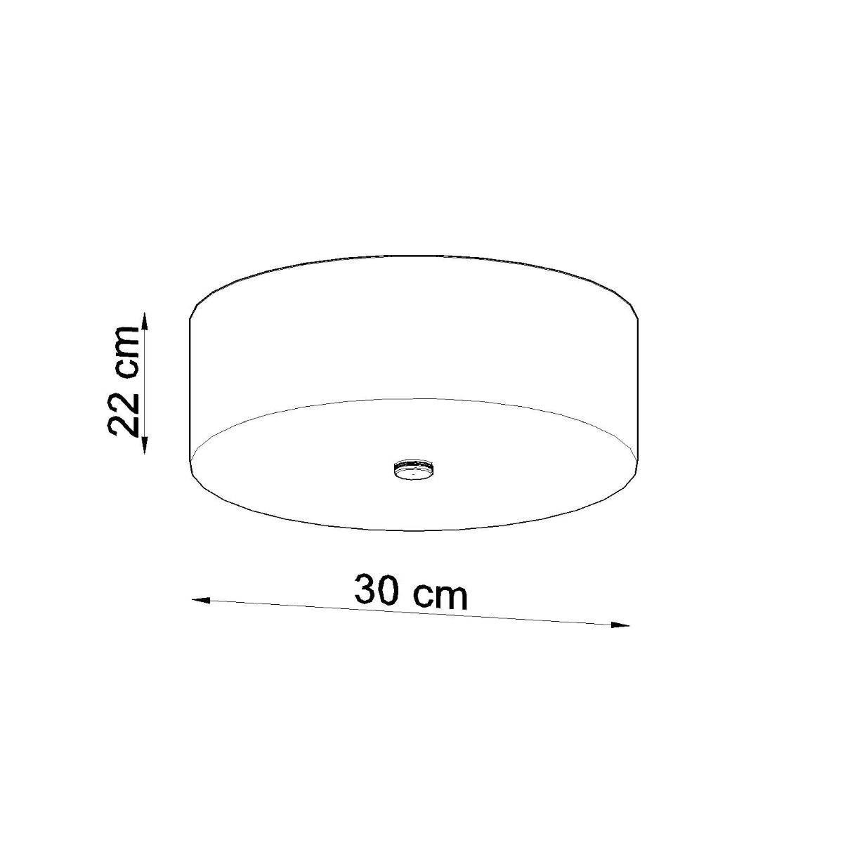 Lámpara de techo SKALA 30 blanca - Sollux