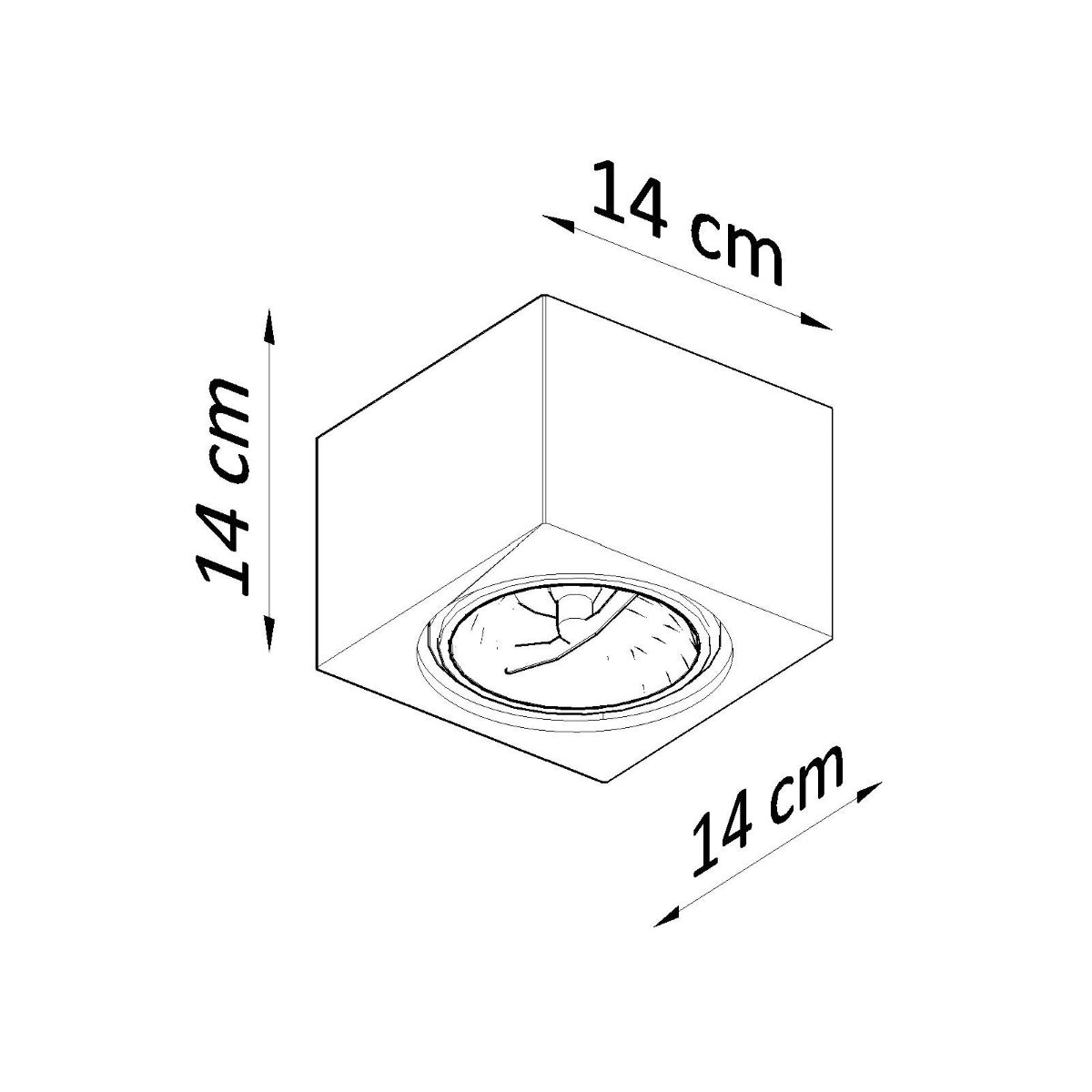 Aplique de cerámica SEIDA - Sollux