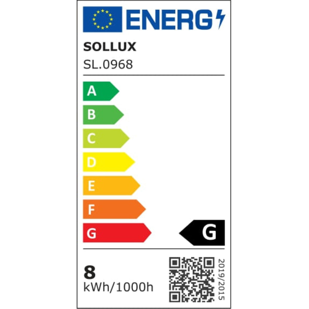 Bombilla LED E27 3000K 7,5W 620lm - Sollux