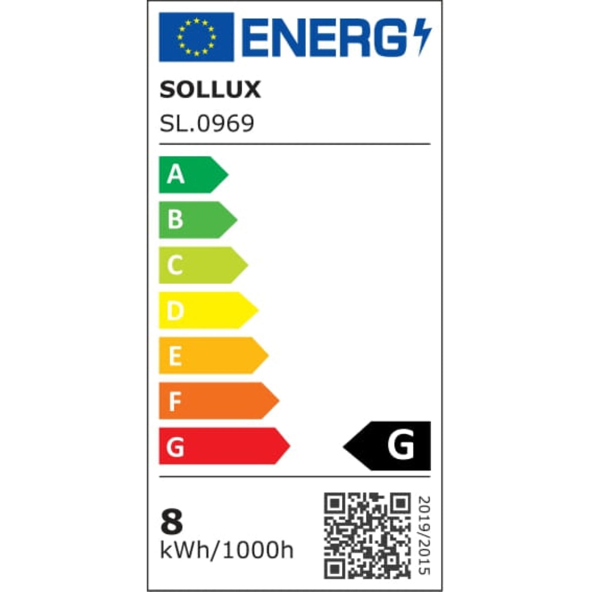 Bombilla LED E27 4000K 7,5W 690lm - Sollux