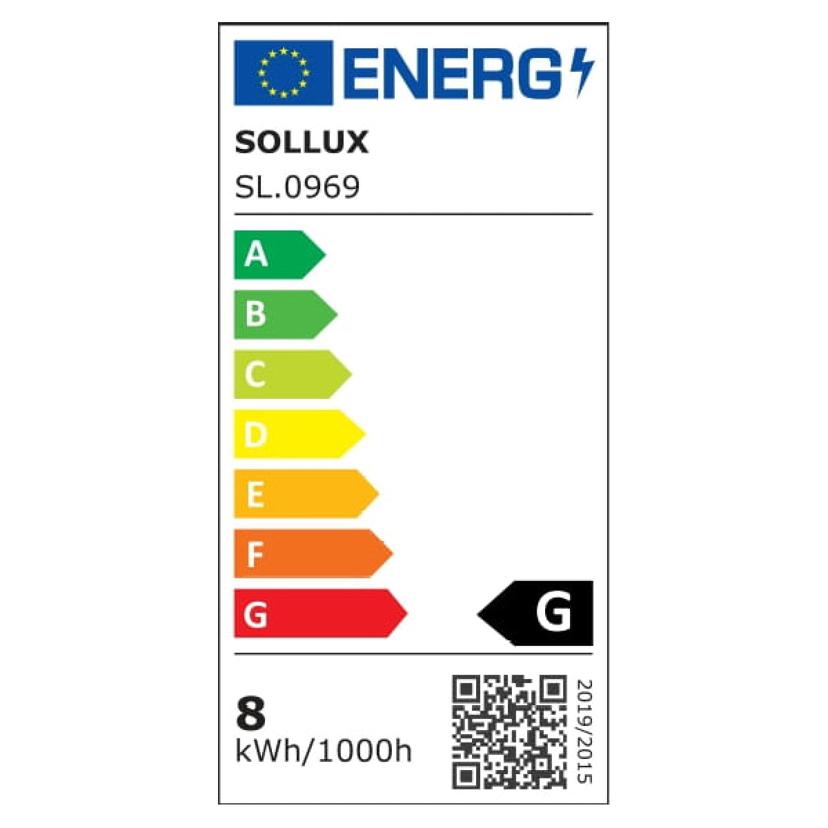 Bombilla LED E27 4000K 7,5W 690lm - Sollux