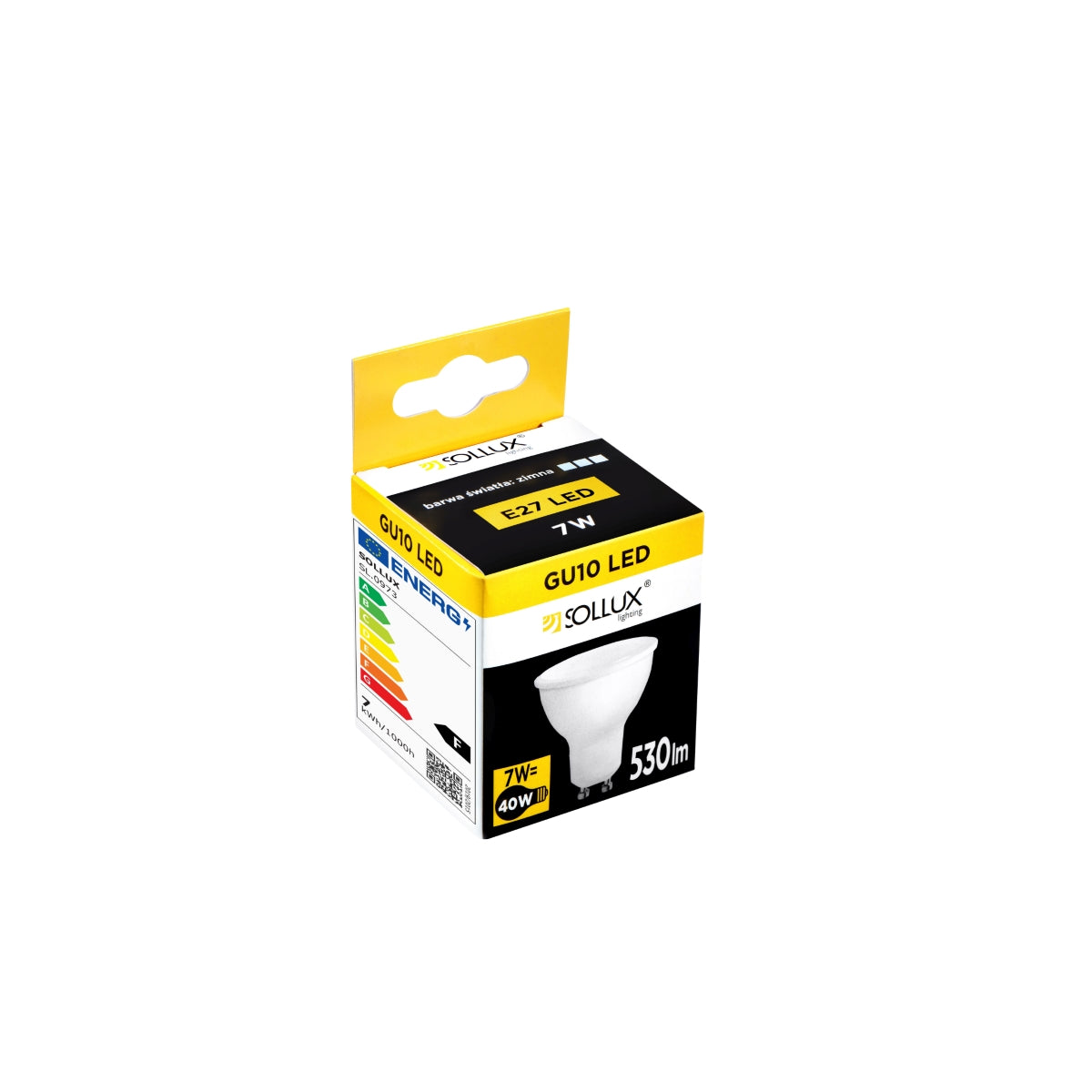 Bombilla LED GU10 4000K 7W 530lm - Sollux