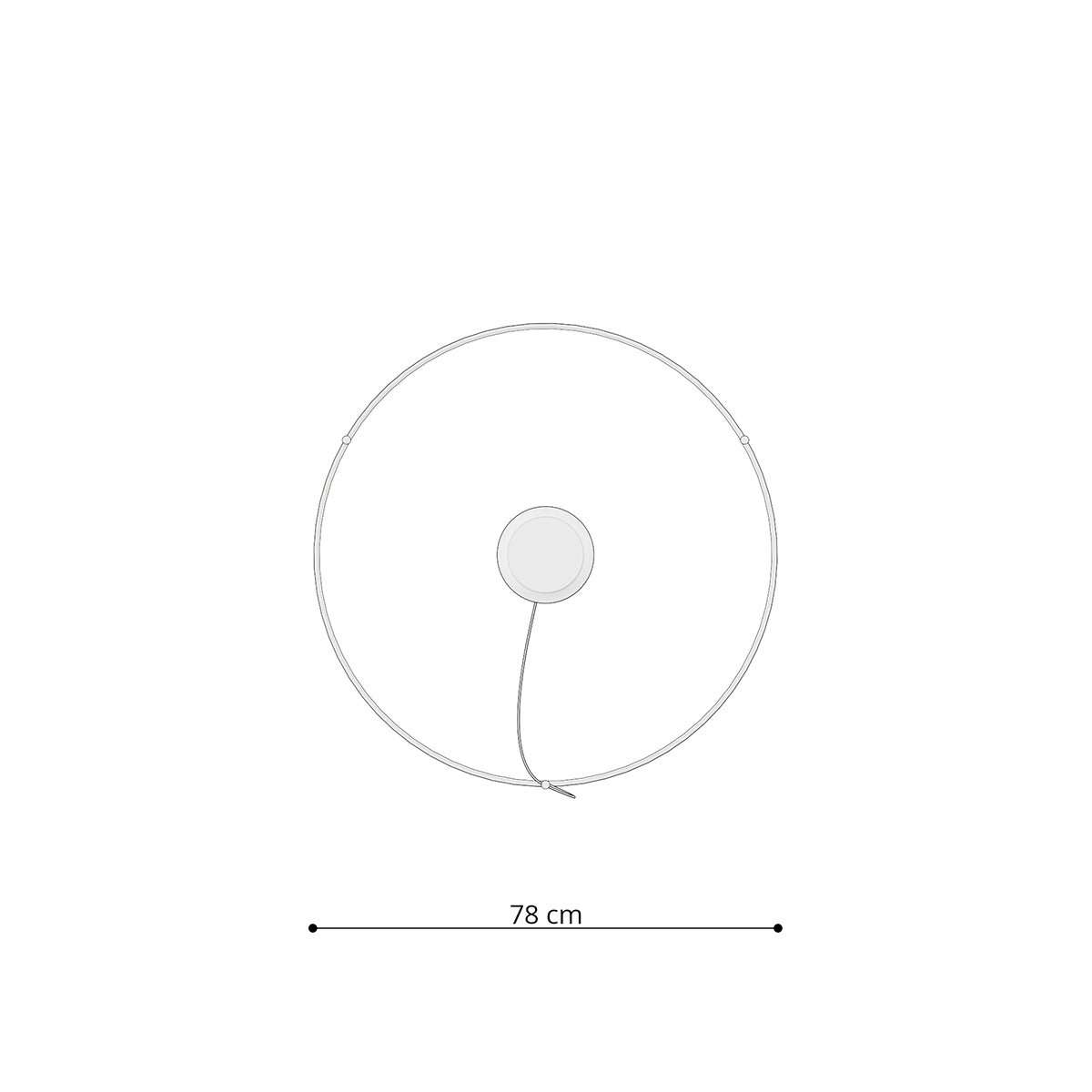 Lámpara RIO 78 blanca 3000K - Sollux