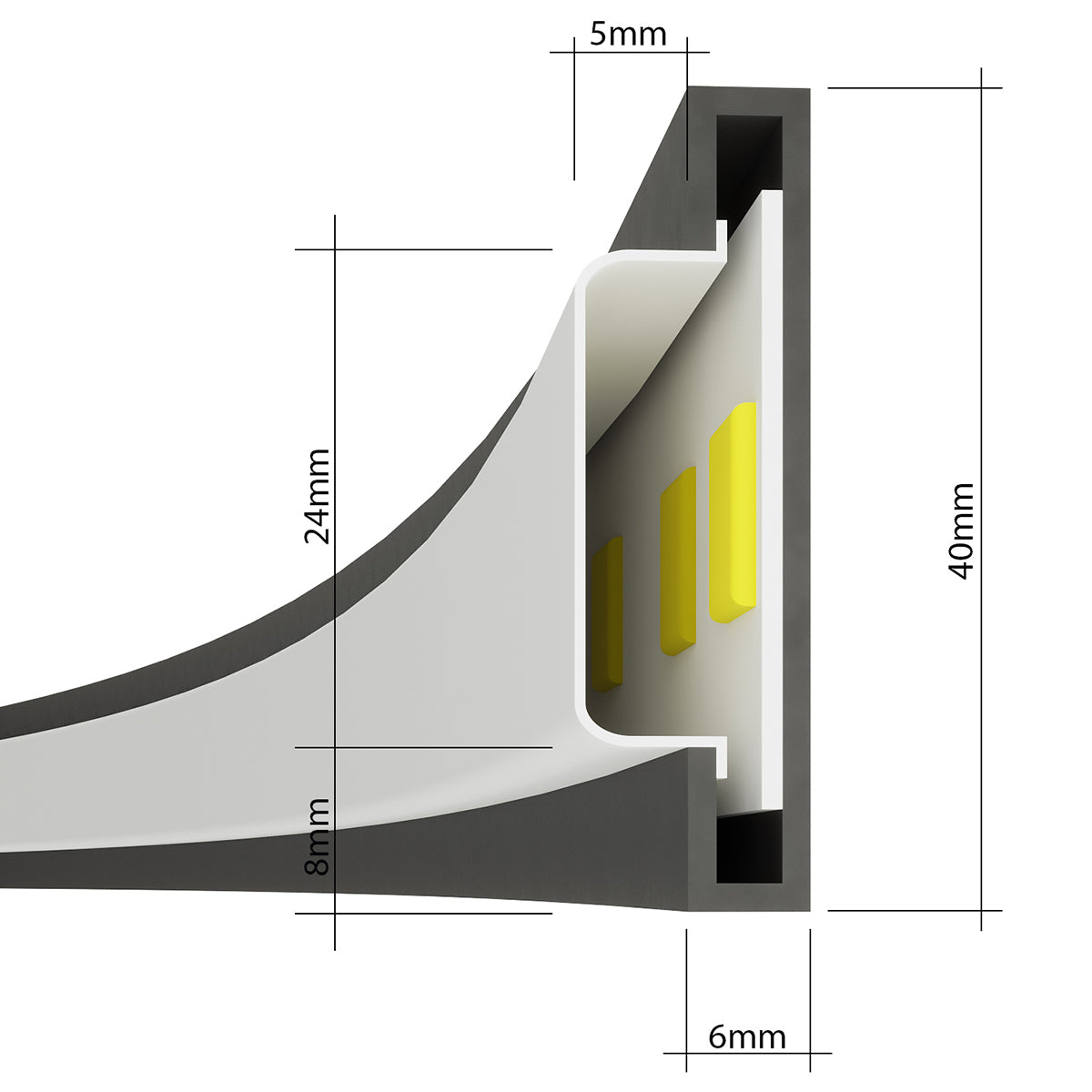 Lámpara RIO 78 blanca 3000K - Sollux