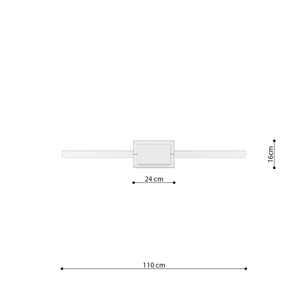 Lámpara colgante RIO 110 blanco 3000K - Sollux