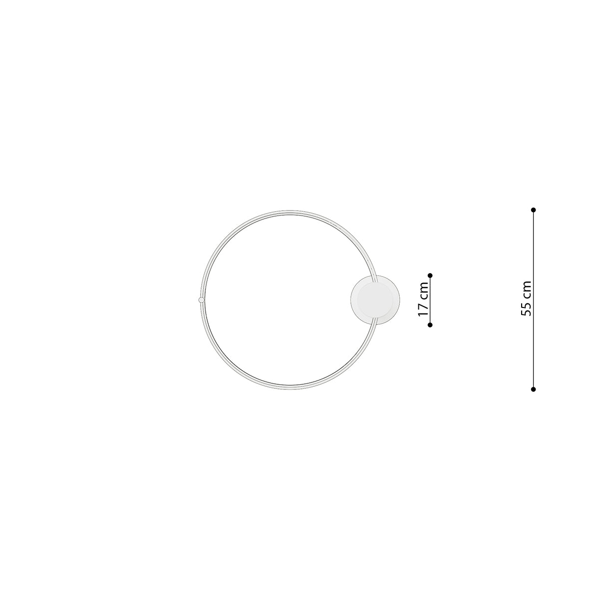 Plafón RIO 55 blanco 4000K - Sollux