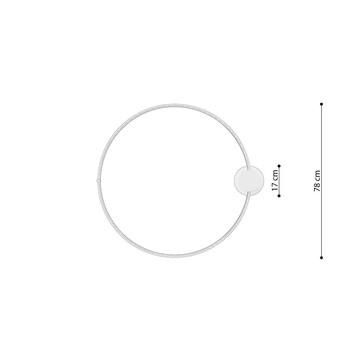 Plafón RIO 78 blanco 4000K - Sollux