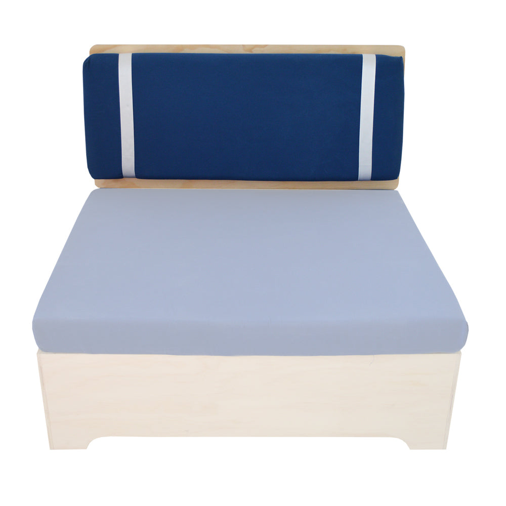 Cabecero para sofá Box 100x47x14cm realizado en dralón y tablero laminado - Box Furniture