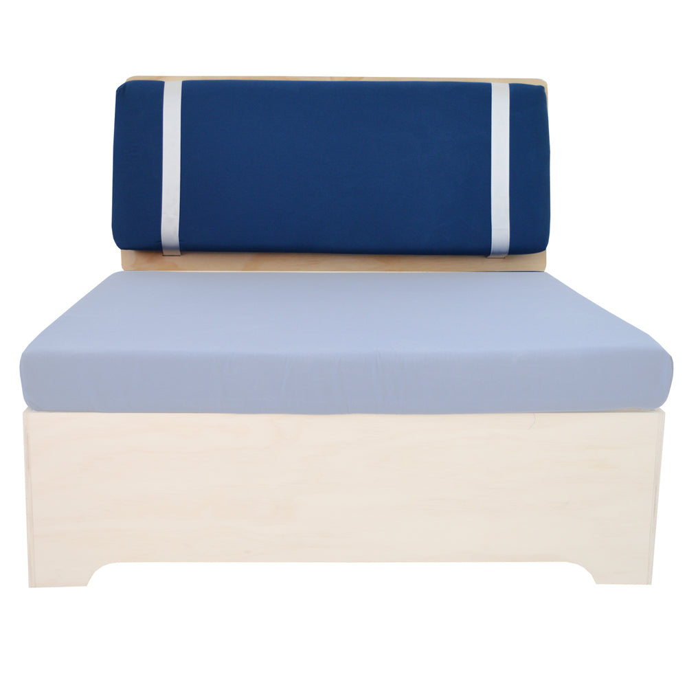Cabecero para sofa Box 120x47x12cm realizado en dralon y tablero laminado - Box Furniture