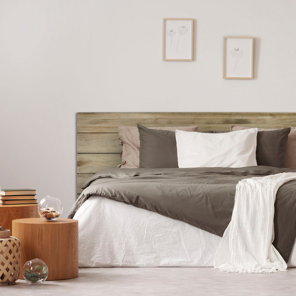 Cabecero 180x60cm 5 Horizontales en madera maciza de pino acabado vintage estilo industrial Box Furniture
