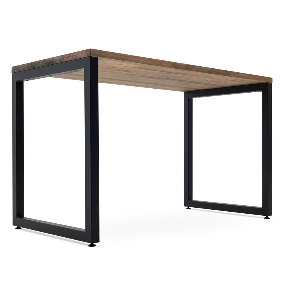 Mesa de Oficina 140x60x75cm Negra en madera maciza de pino acabado vintage estilo industrial Box Furniture