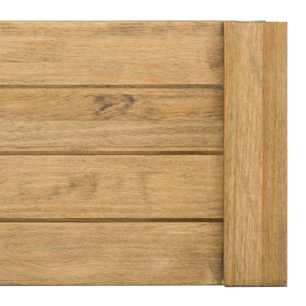 Baul pequeño Rustico abierto 80x40x35cm en madera maciza de pino estilo industrial - DS Muebles