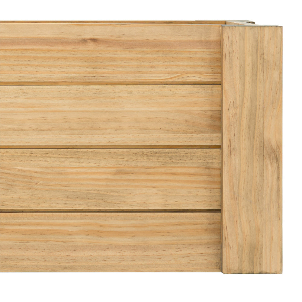 Baúl ECO 40x120x37cm abierto en madera maciza de pino acabado vintage - DS Muebles