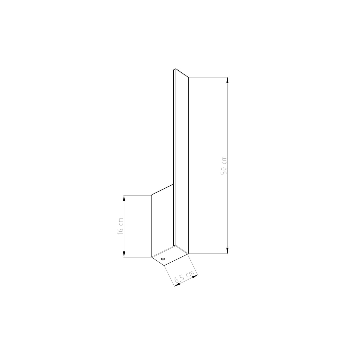 Aplique LAHTI S blanco 3000K - Sollux