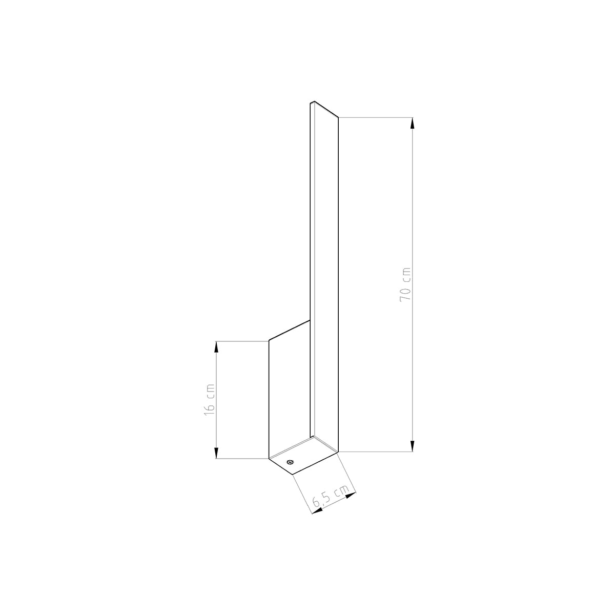 Aplique LAHTI M blanco 3000K - Sollux