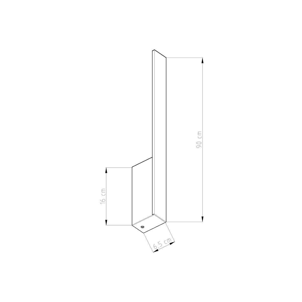 Aplique LAHTI L blanco 3000K - Sollux