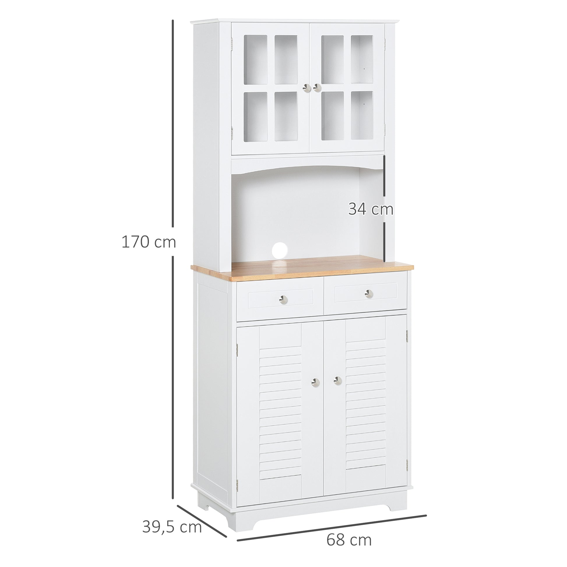 mueble-auxiliar-blanco-estantes-cajon-estrecho-abierto - Original House