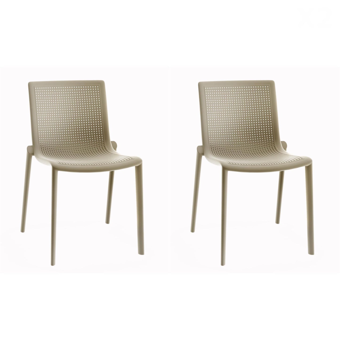 Resol beekat set 2 silla interior, exterior arena