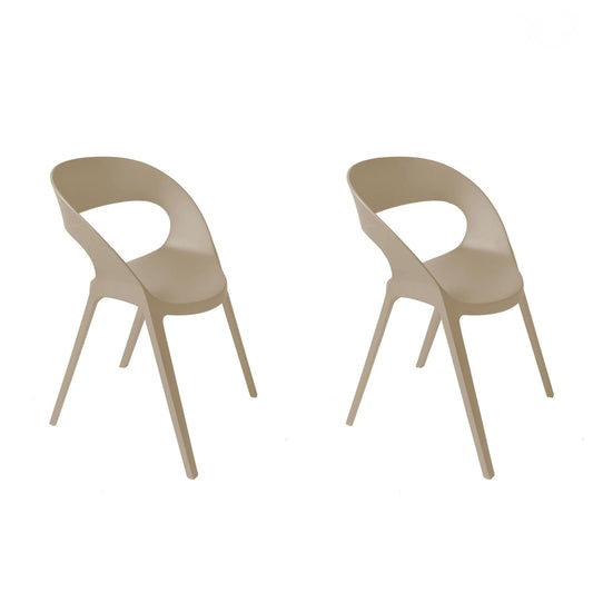 Resol carla set 2 silla interior, exterior arena