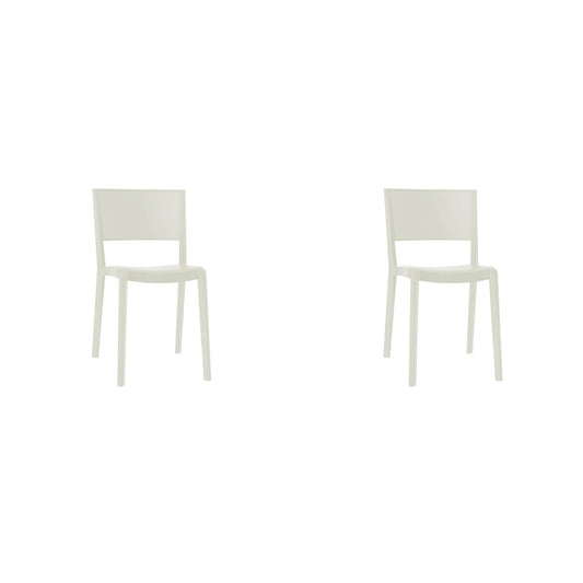 Resol spot set 2 silla interior, exterior blanco