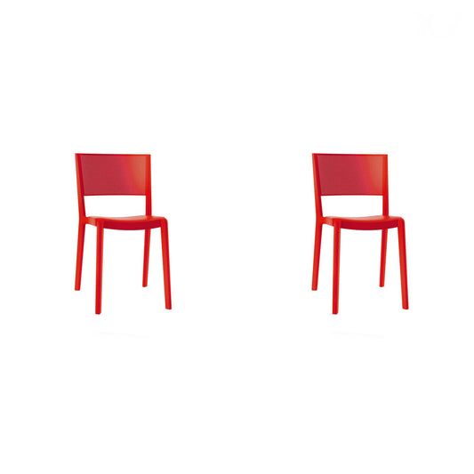 Resol spot set 2 silla interior, exterior rojo