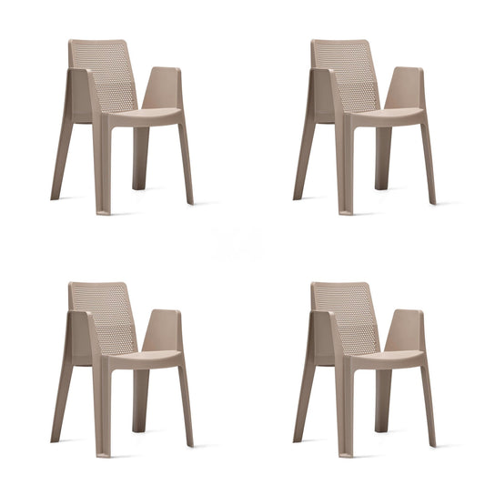 Garbar play set 4 silla con brazos exterior arena