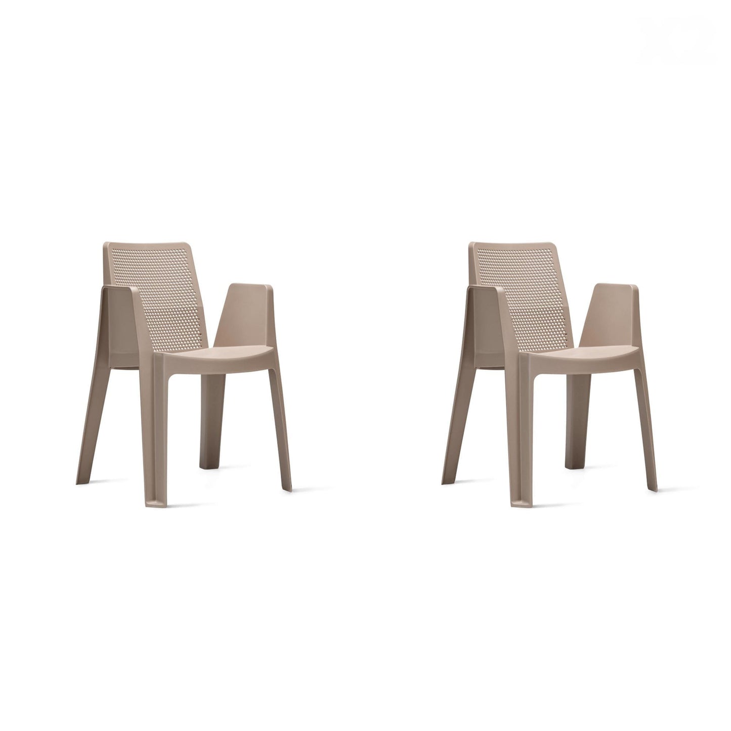 Garbar play set 2 silla con brazos exterior arena