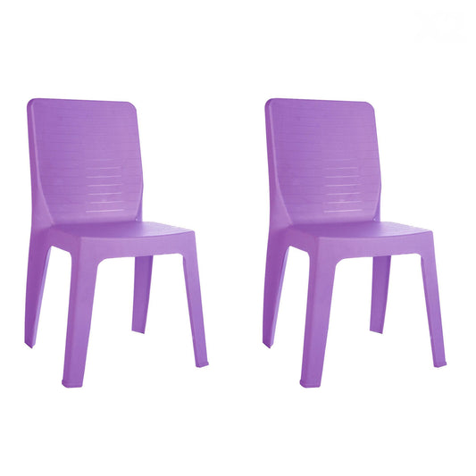 Garbar iris set 2 silla exterior violeta