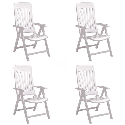 Garbar blanes set 4 silla con brazos multiposiciones exterior blanco