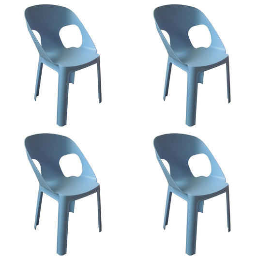 Garbar rita set 4 silla infantil interior, exterior azul cielo