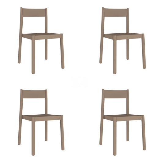 Garbar danna set 4 silla interior, exterior arena