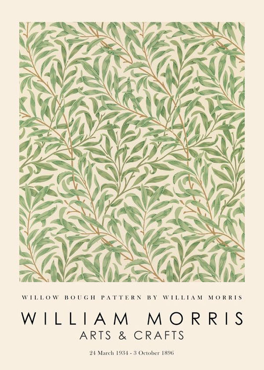 Lámina Willow Bough Pattern 30 x 40 cm Sin marco - Hannun