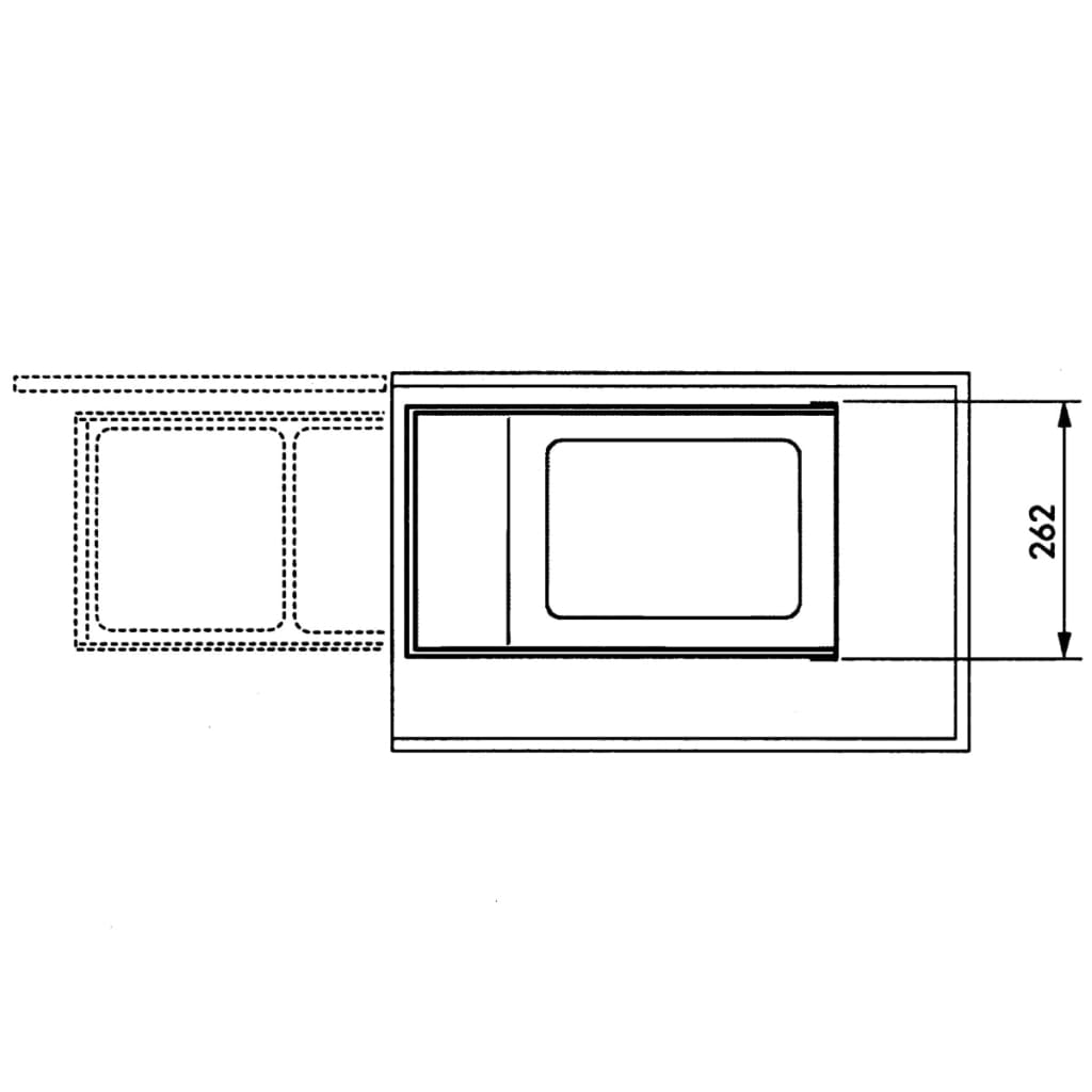 Hailo Papelera de armario Multi-Box Duo tamaño L 2x14 L crema 3659-001
