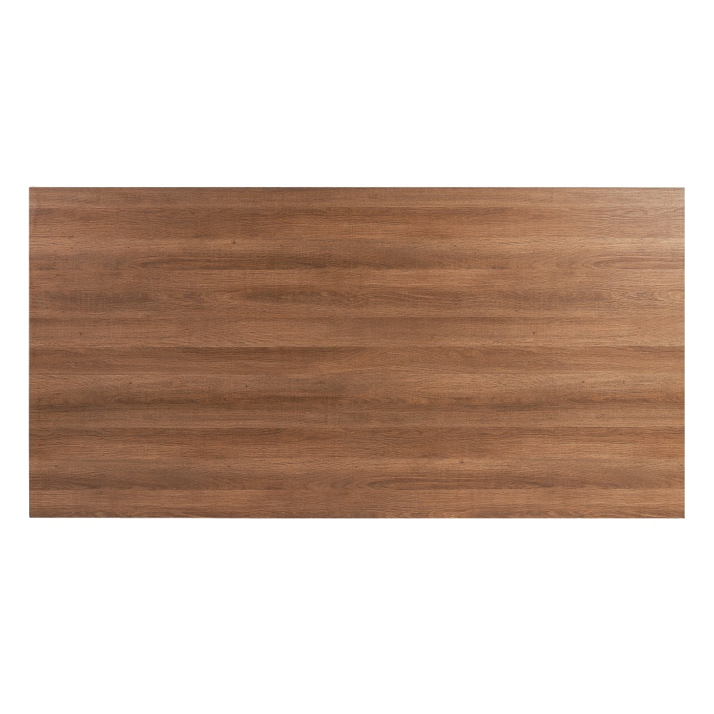 Mesa Comedor Natural-blanco Dm-metal 180 X 90 X 76 Cm - IXIA