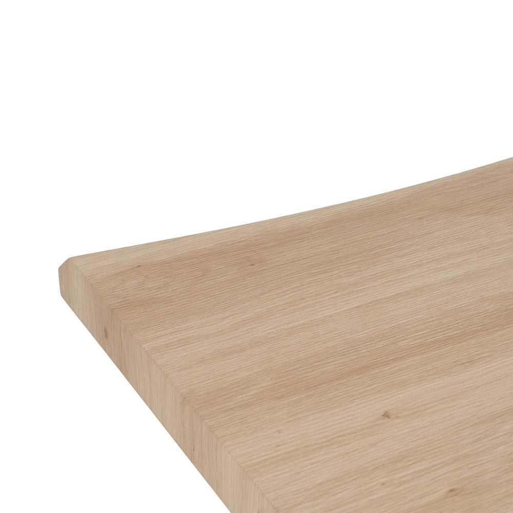 Mesa Comedor Natural-crema Dm-metal 180 X 90 X 75 Cm - IXIA