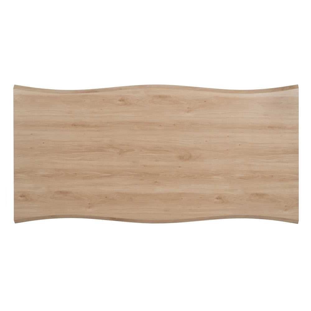 Mesa Comedor Natural-crema Dm-metal 180 X 90 X 75 Cm - IXIA