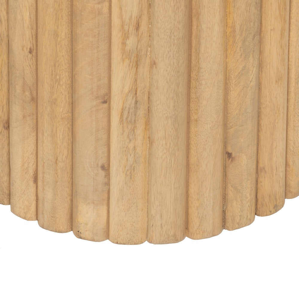 Mesa Centro Natural Madera De Mango 120 X 60 X 45 Cm - IXIA