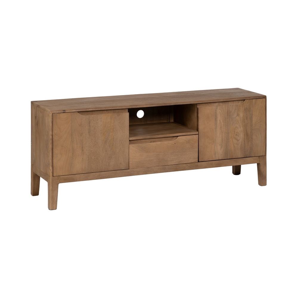 Mueble Tv Natural Madera De Mango Salón 150 X 40 X 60 Cm - IXIA