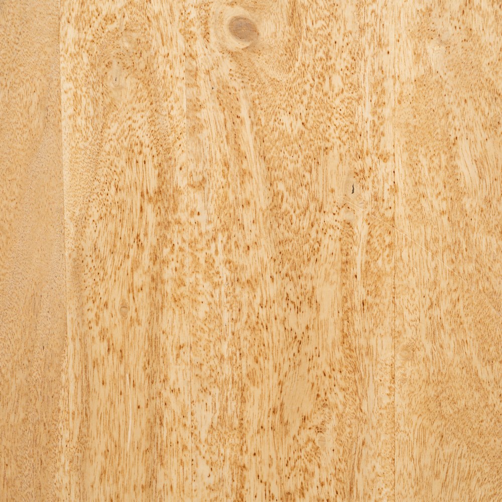 Mesa Centro Natural-negro Madera-hierro 80 X 80 X 40 Cm - IXIA