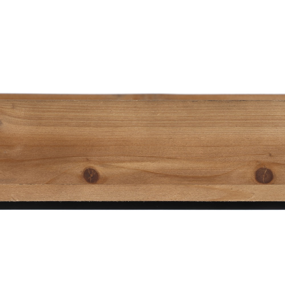 Estantería Negro-marrón Metal-madera 85 X 26 X 130 Cm - IXIA